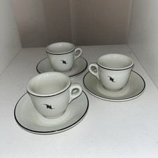 3 x Nespresso Porcelain Cup & Saucer - Espresso - Tognana Made In Italy