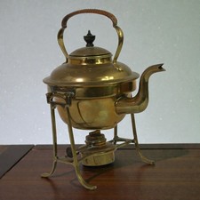 Antique Brass Kettle and