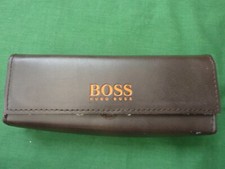 HUGO BOSS BROWN RECTANGULAR