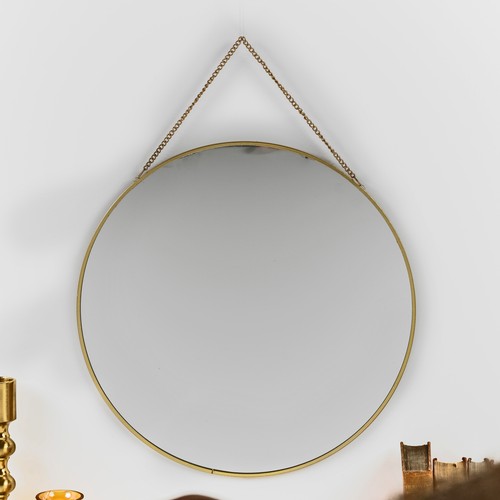 30cm round golden metal frame - 30cm,