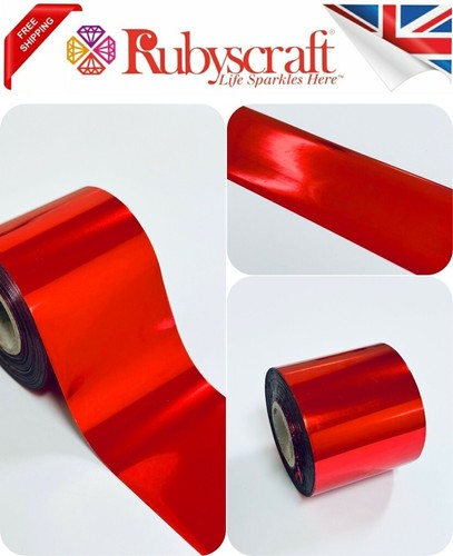 Red 50mm hot foil - red,