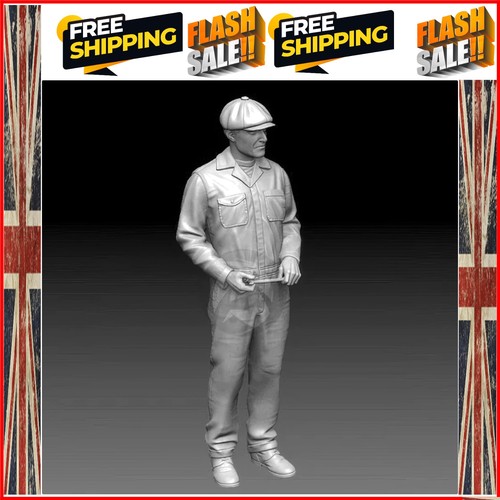Mechanic resin model - 1/35, mechanic,