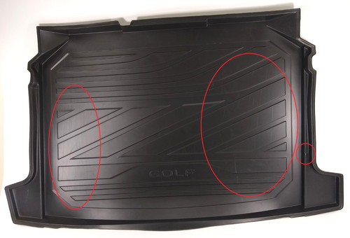 Golf mk8 plastic boot - boot, mat