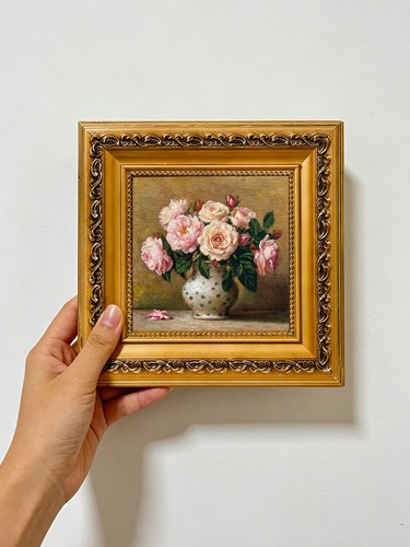 Soft pink roses ceramic - soft,