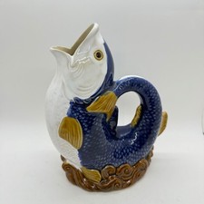 Vintage Majolica Gurgle Fish
