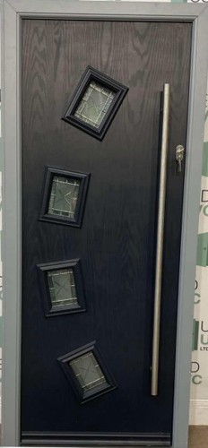 Double rebated front door high - front,