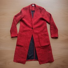 Zara Trafaluc Coat Red Orange