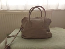 Grey Leather Handbag  JIGSAW