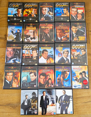 James bond 007 dvd bundle - james,