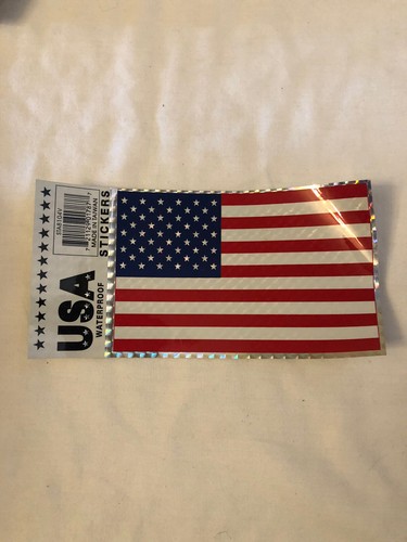 American flag sticker - american,