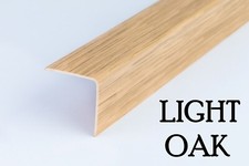 PVC CORNER WOOD EFFECT PLASTIC