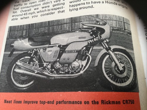 Rickman metisse honda 750 - metisse, cr