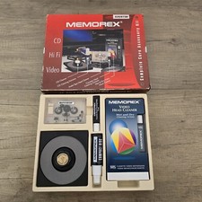 Vintage Memorex Video Head Cleaner Plus Cassette Cleaning Tape CD Cleaner Kit