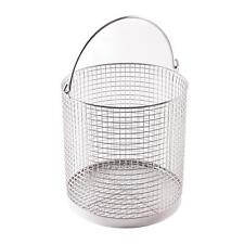 Stainless Steel Potato Chip Draining Bucket Basket 12x12” Fish and Chips Shop