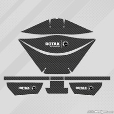 CARBON FIBRE STYLE ROTAX AIRBOX STICKER KIT - KARTING