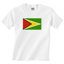 Children's Guyana T Shirt - Boys or girls Guyanese Flag tee