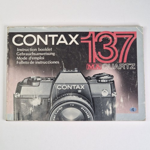 Contax 137 quartz camera - ma,