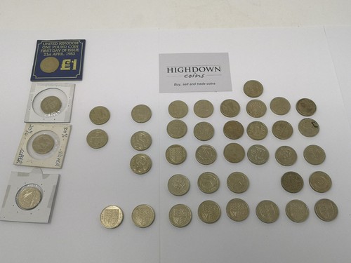 Old one pound coins - one, £1