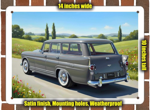 Metal sign 1960 - metal,