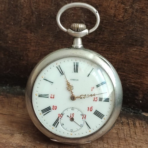 Antique omega pocket watch - antique,