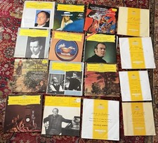 Deutche Grammophon Blue TulipVinyl Records Job Lot of 16 Records