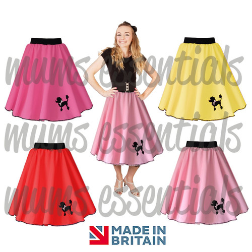 Womens poodle skirt - poodle, 50s