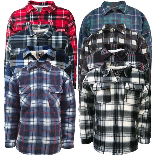 Mens padded shirt sherpa - mens,