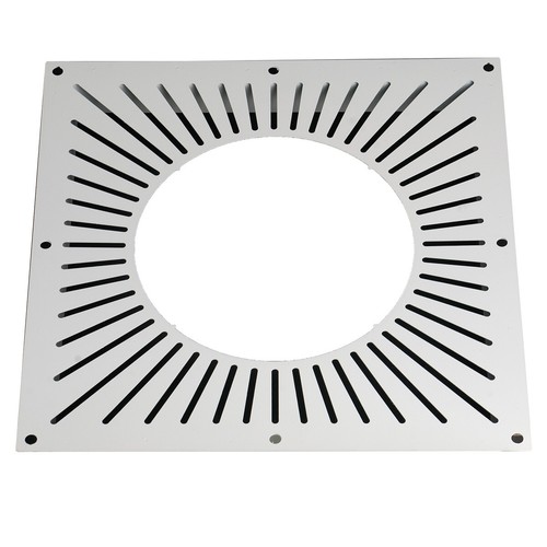 Ventilated fire stop plate - fire,