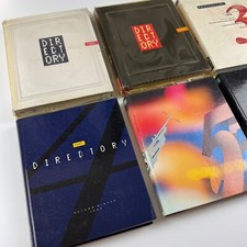 Next Directory catalogues numbers 1 to 6 1988 to 1990  one signed George Davies