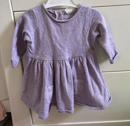 Next girls purple skater dress - purple,