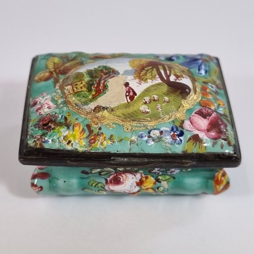 Antique 18thc bilston enamel - bilston,