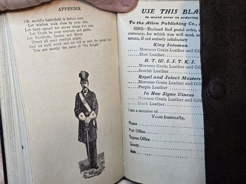Antique masonic code book - masonic,