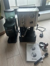 Rancilio Rocky Doser coffee burr grinder AND La Pavoni espresso machine!
