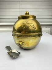 Antique Brass Lipton Tea Caddy