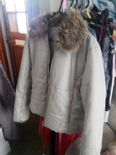 eisenegger jacket size 12 beige/kharki