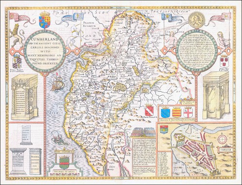 1676 original antique map - antique,
