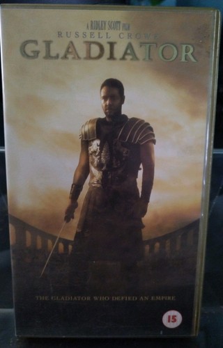 Gladiator vhs russell crow - vhs,