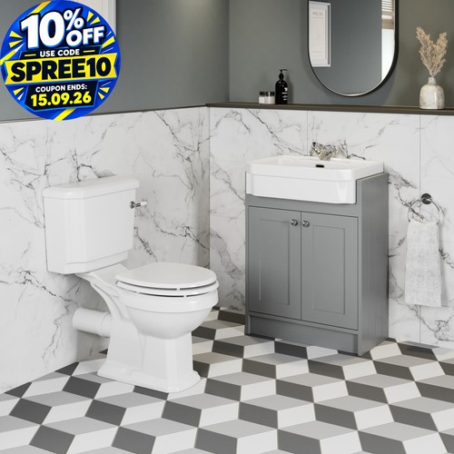 Traditional bathroom cloakroom - bathroom,