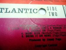 LED ZEPPELIN II 2 Two 11 II MISSPRINT WRECK LP 1969 UK 1ST PRESS PLUM RED LABEL