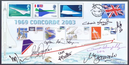 Concorde last signed cover - last,