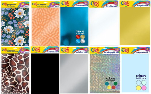 Craft cards scrapbooking - a4, &