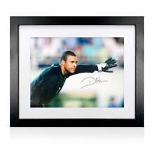 Framed Dida Signed Brazil Photo Autograph