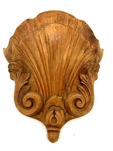 Antique wooden wall sconce - antique,