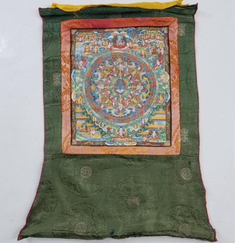 Antique tibetan thangka - antique,