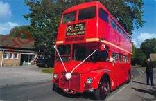 Picture Postcard~ London Bus, Wedding Party from Sway