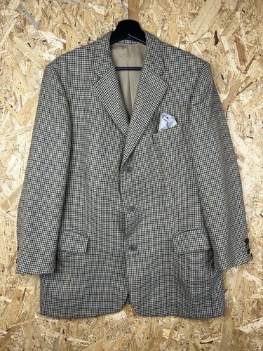 Burberry houndstooth blazer - houndstooth,