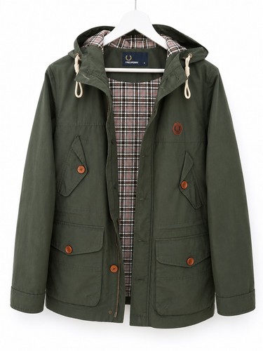 Fred perry hooded jacket - hooded, parka
