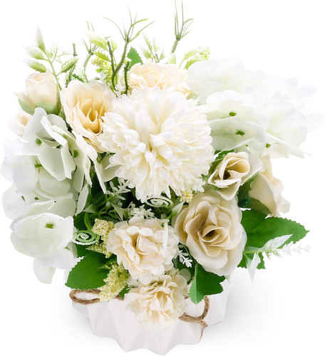 Artificial flowers with vase - artificial,