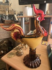 Vintage Murano Glass Cockerel Figure