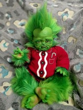 Ooak Jolly Grinch Reborn Doll